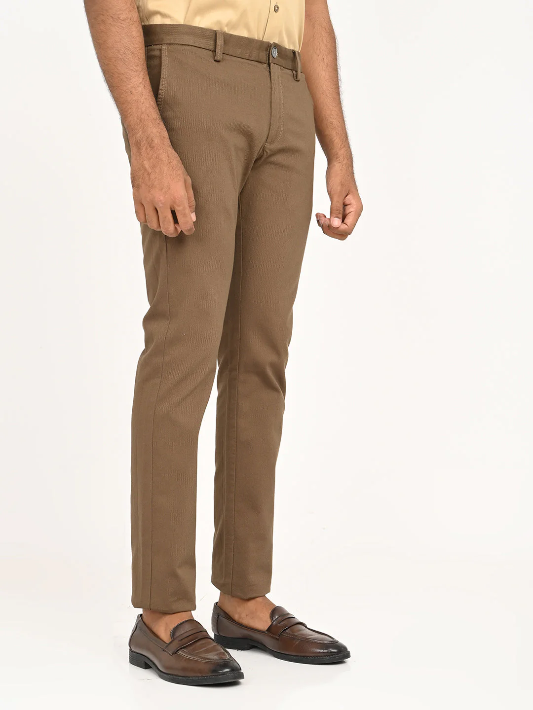 Men's Brooklyn Fit Cotton Stretch Trouser - Image 3