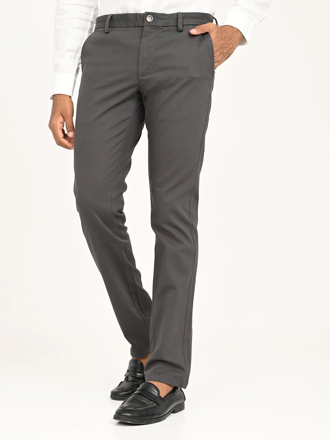 Men's Brooklyn Fit Cotton Stretch Trouser - Image 8