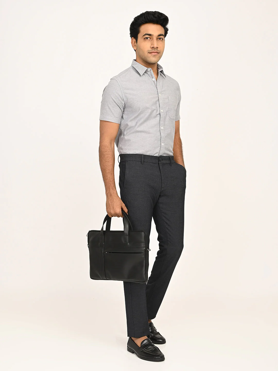 Men's Brooklyn Fit Polyester Blend Trouser - Image 12