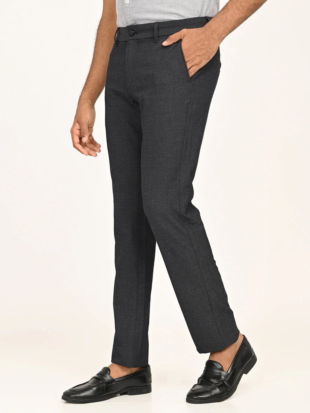 Men's Brooklyn Fit Polyester Blend Trouser - Image 8