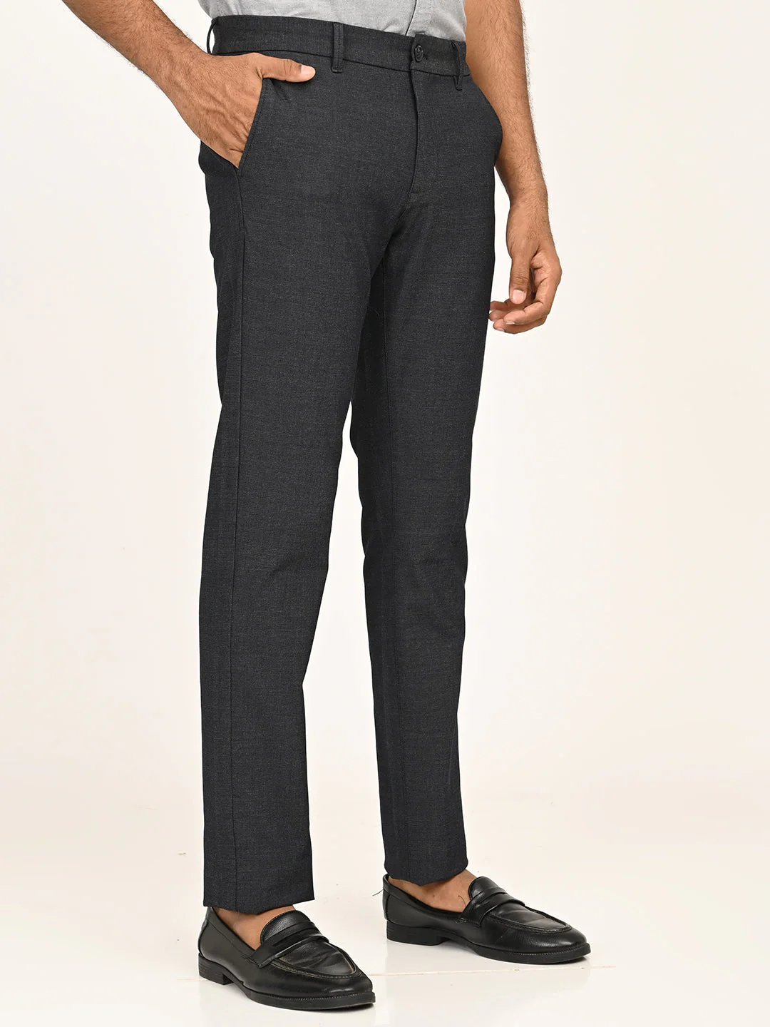 Men's Brooklyn Fit Polyester Blend Trouser - Image 9
