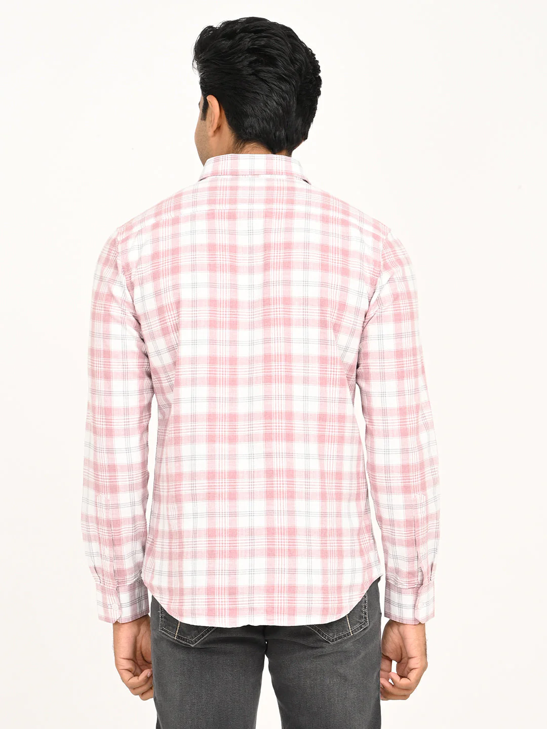 Men's Check Full Sleeve Cotton Shirt - Image 4