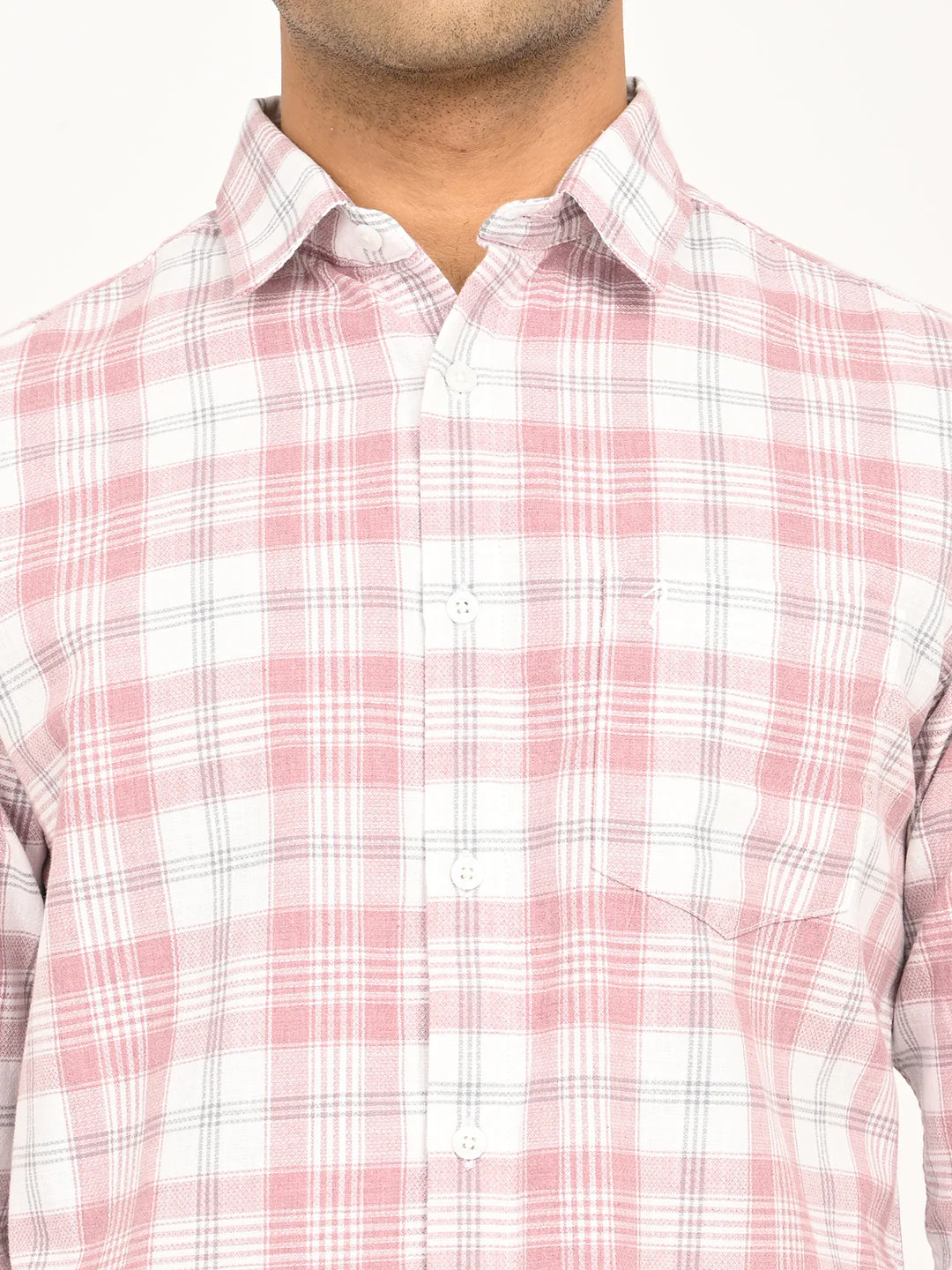 Men's Check Full Sleeve Cotton Shirt - Image 5