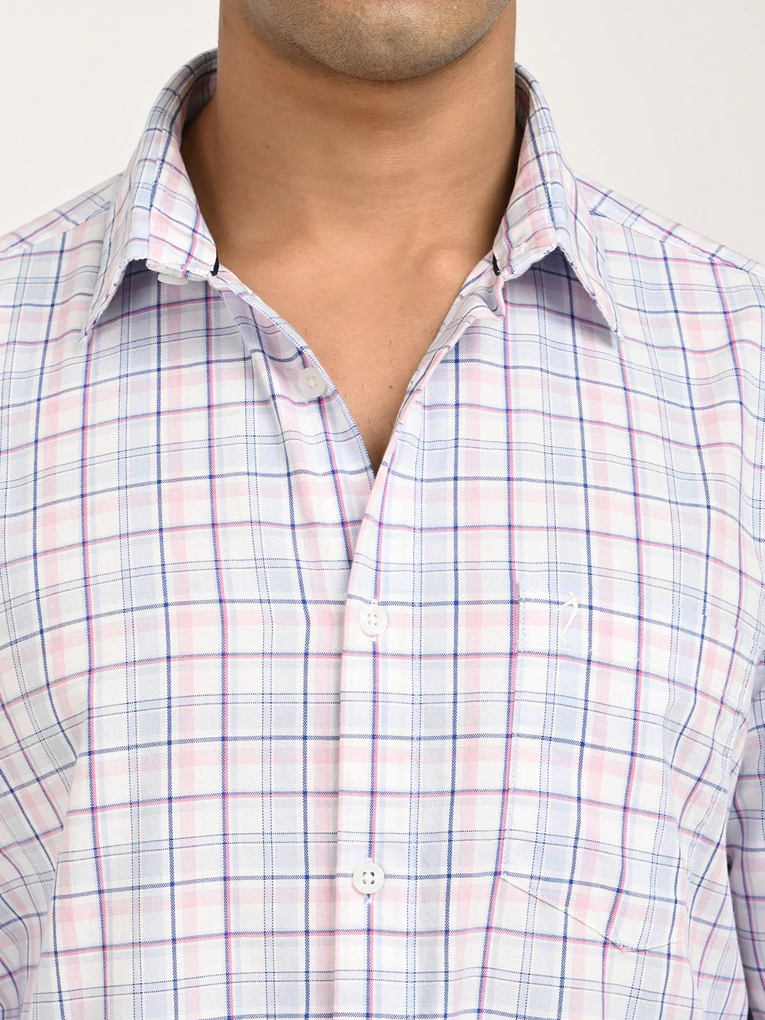 Men's Check Full Sleeve Cotton Shirt - Image 5