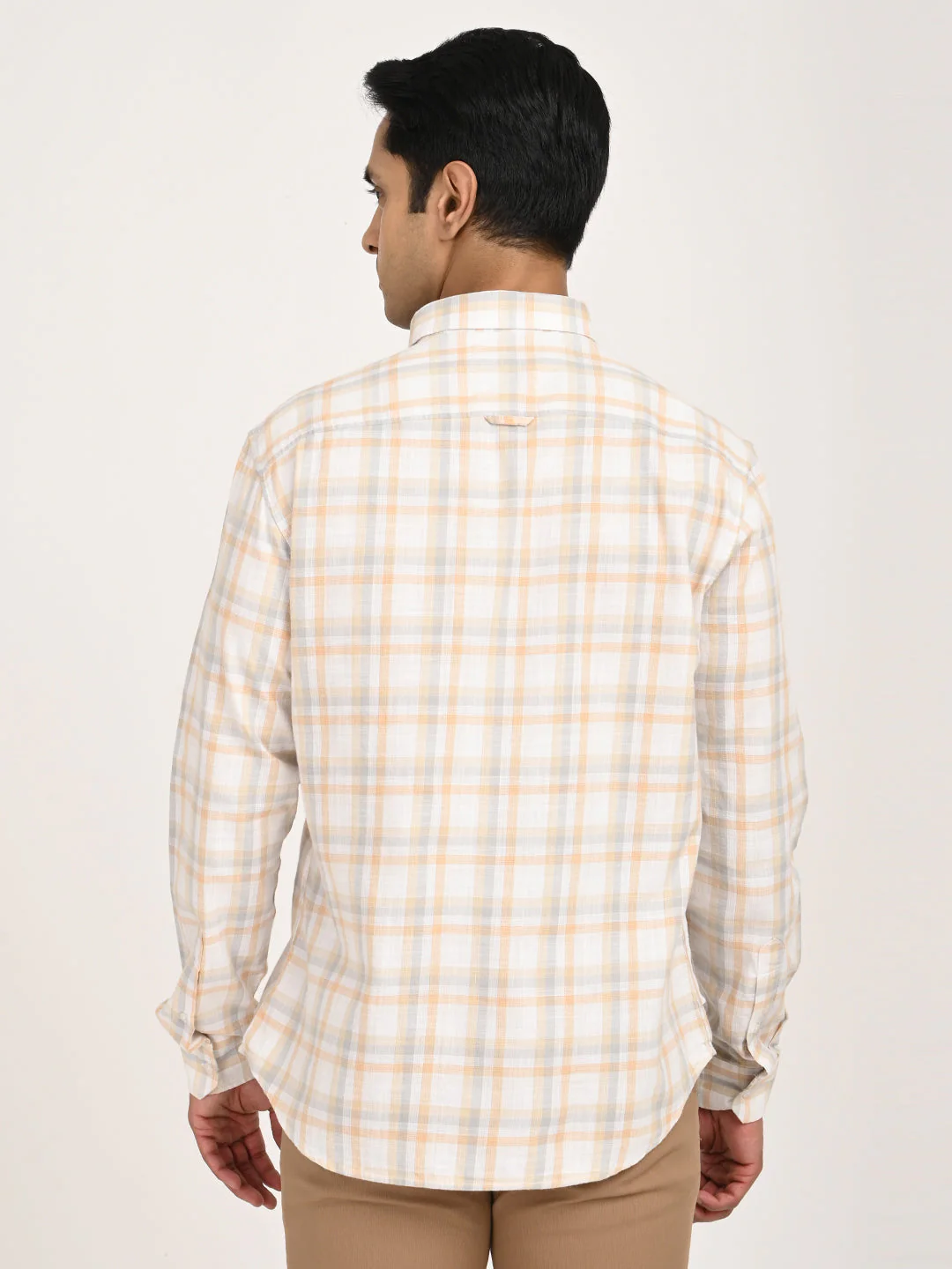 Men's Check Full Sleeve Cotton Shirt - Image 4