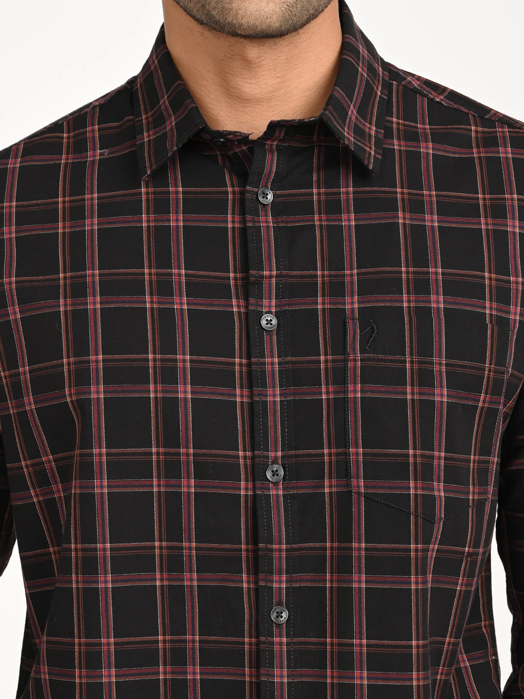 Men's Check Full Sleeve Cotton Shirt - Image 5