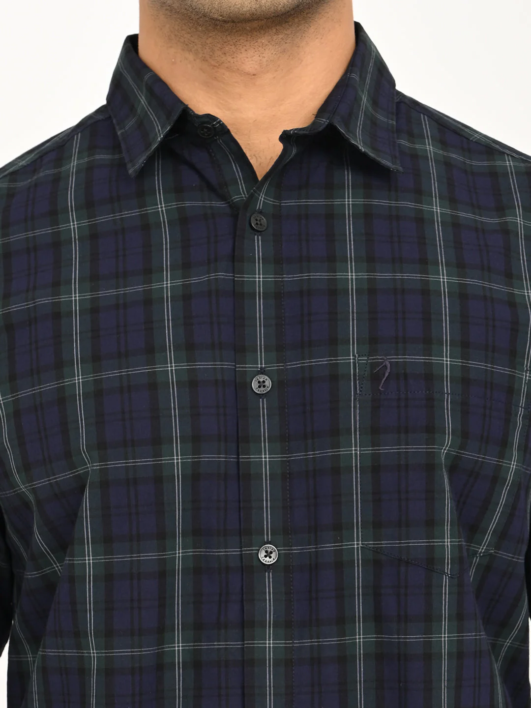 Men's Check Full Sleeve Cotton Shirt - Image 5