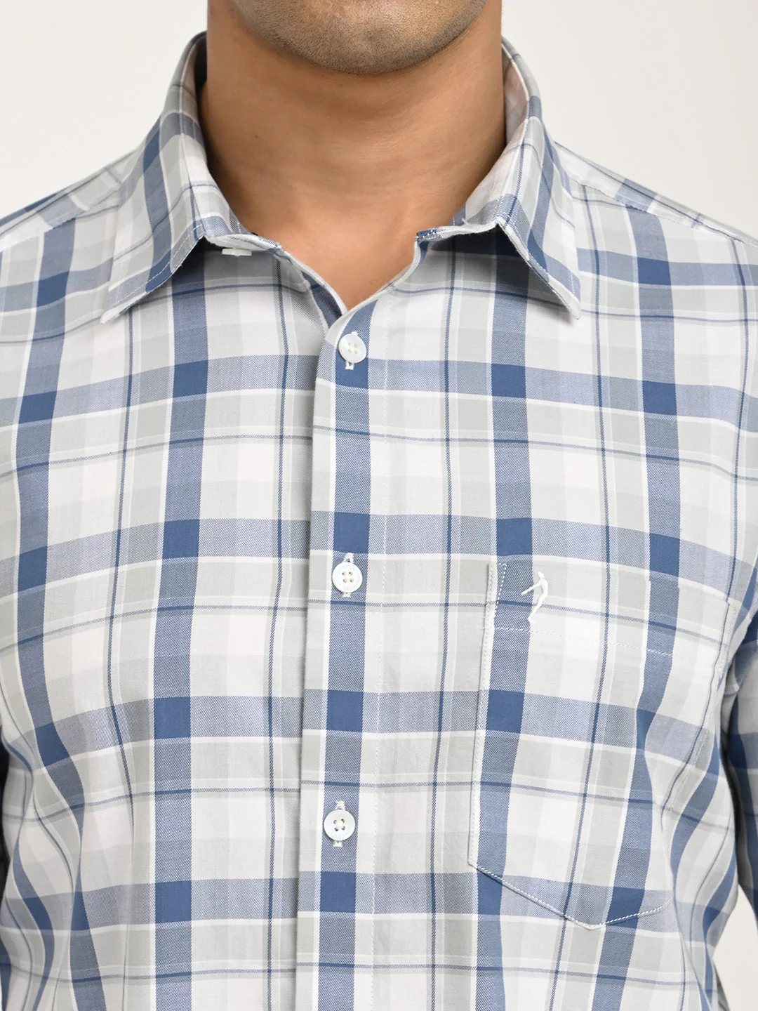 Men's Check Full Sleeve Cotton Shirt - Image 5