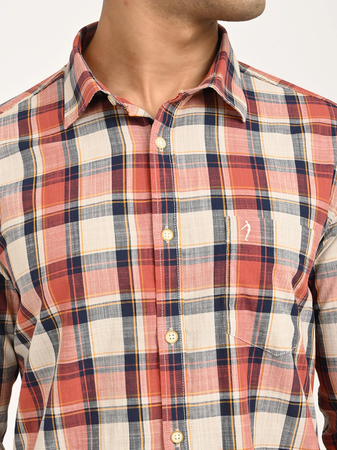 Men's Check Full Sleeve Cotton Shirt - Image 5