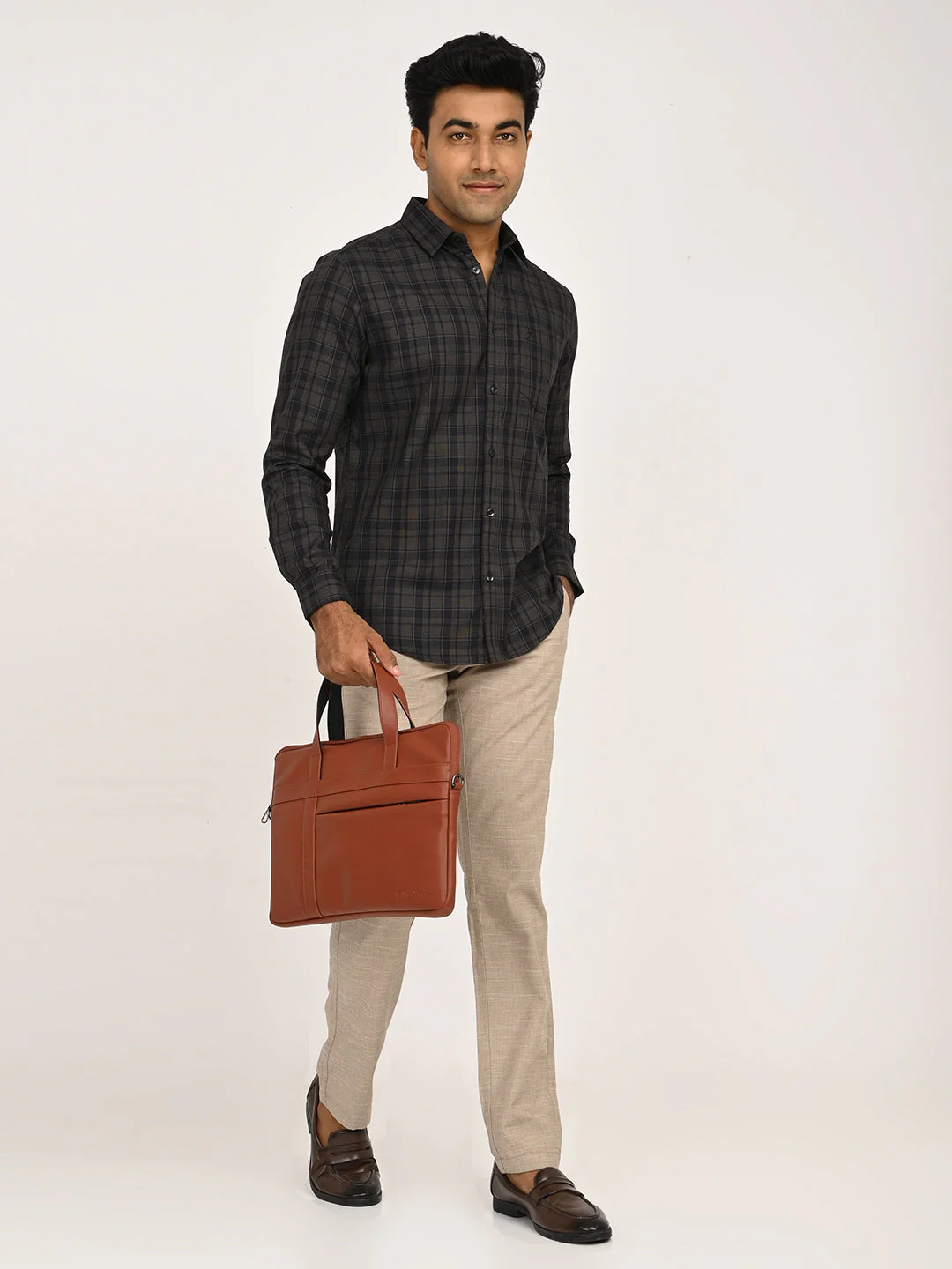 Men's Check Full Sleeve Cotton Shirt - Image 6