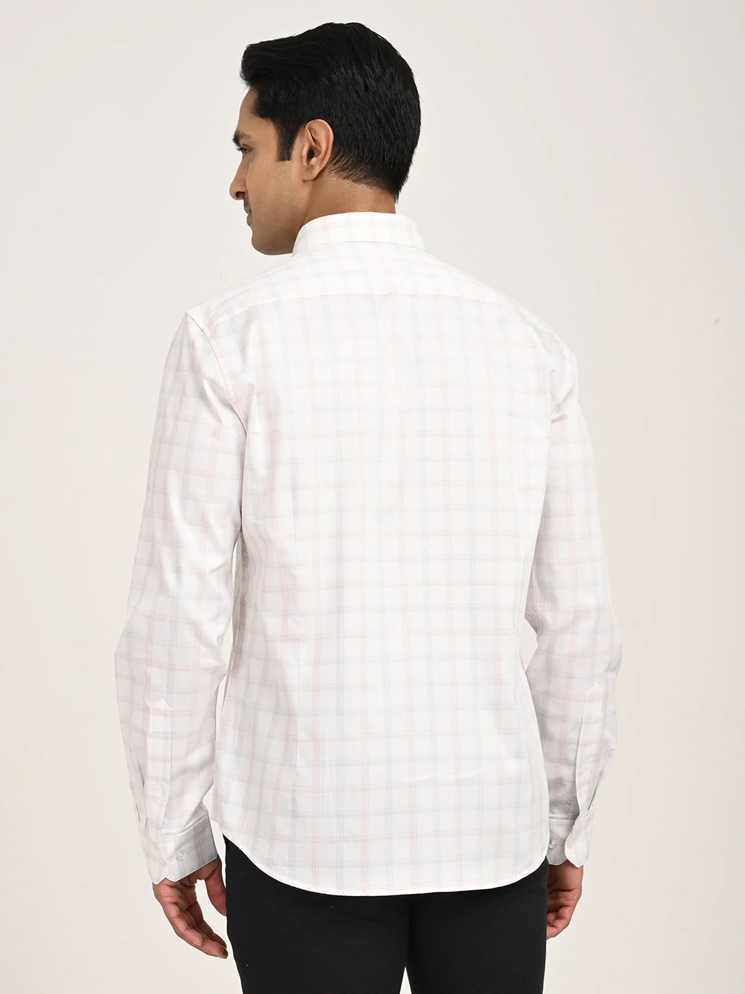 Men's Check Full Sleeve Cotton Shirt - Image 4