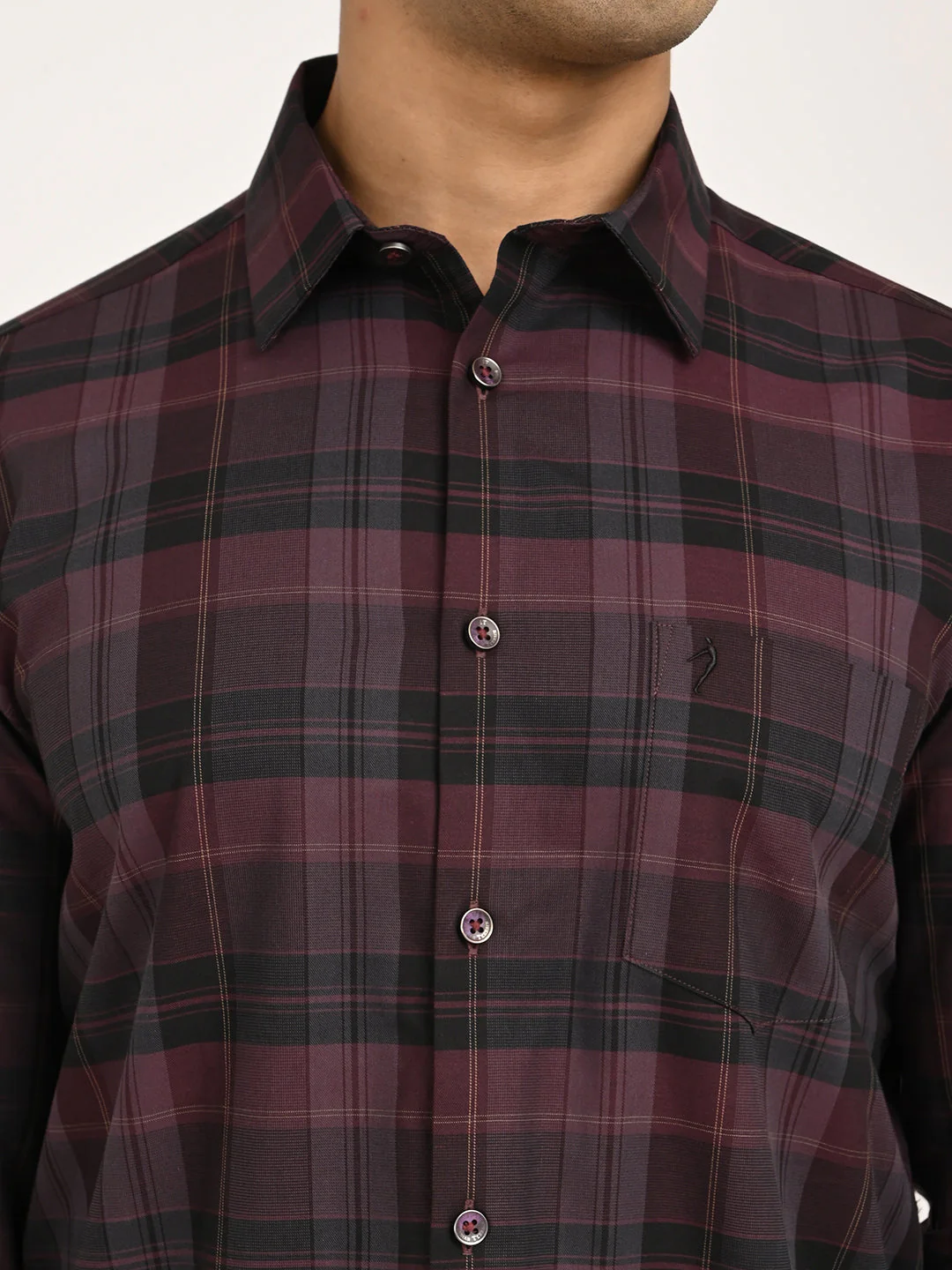 Men's Check Full Sleeve Cotton Shirt - Image 5