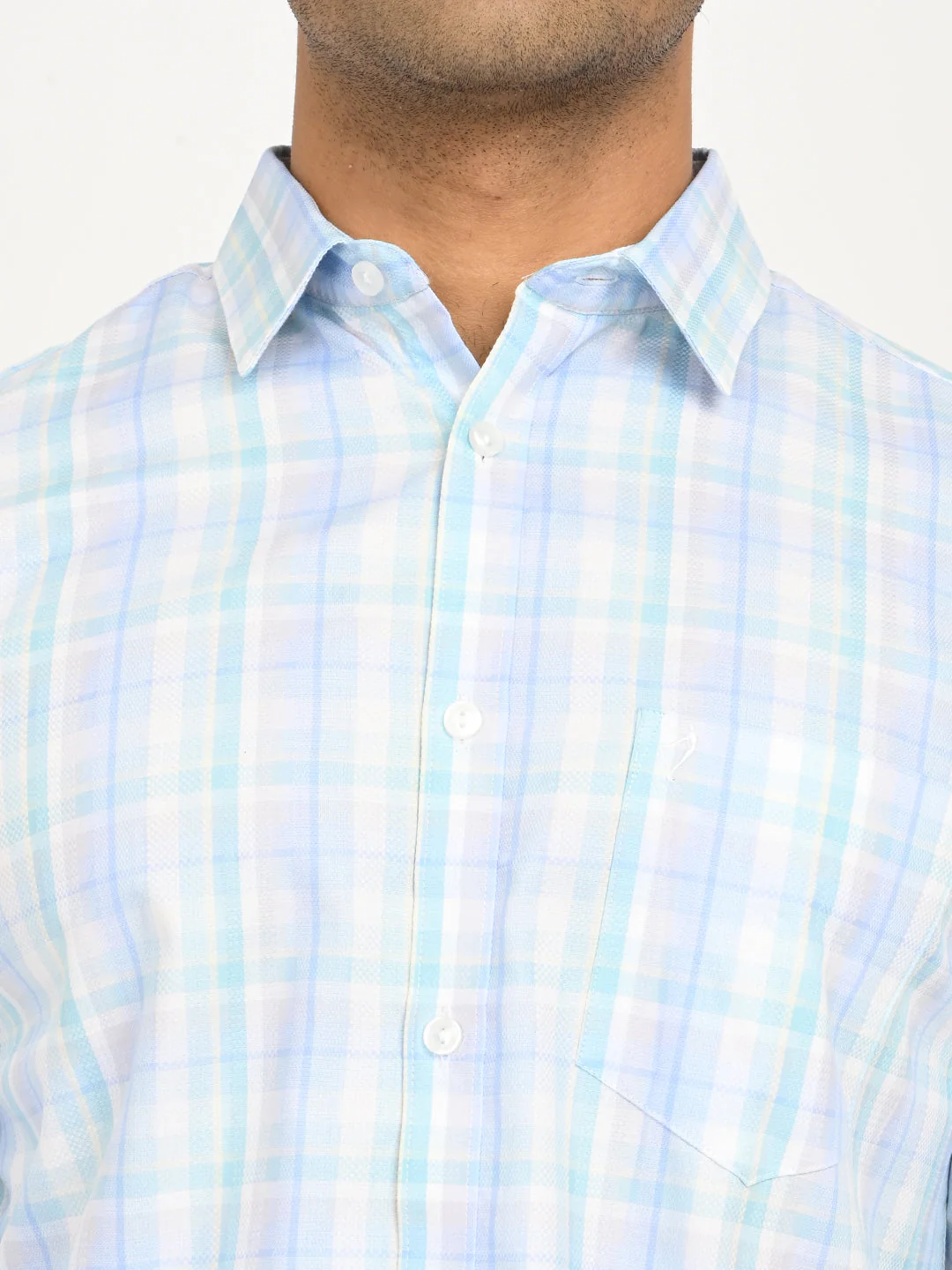 Men's Check Full Sleeve Cotton Shirt - Image 5