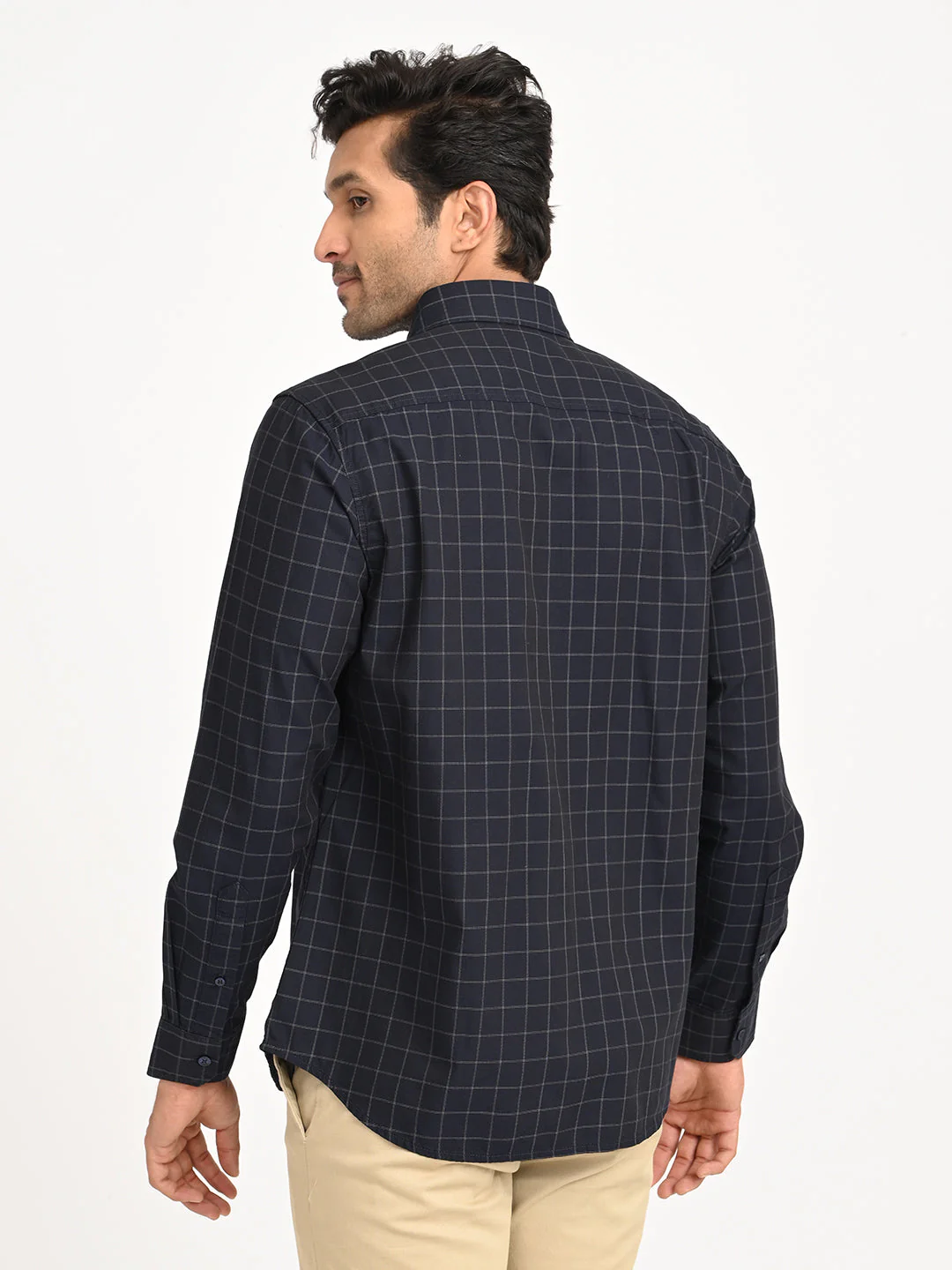 Men's Check Full Sleeve Cotton Shirt - Image 10