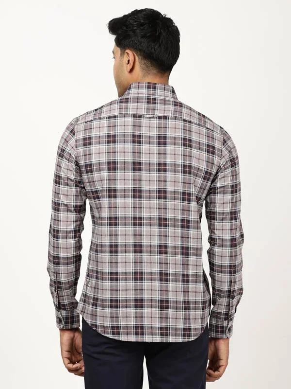 Men's Check Full Sleeves Cotton Shirt - Image 5