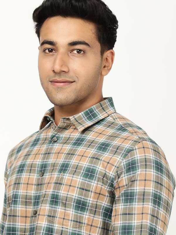 Men's Check Full Sleeves Cotton Shirt - Image 7
