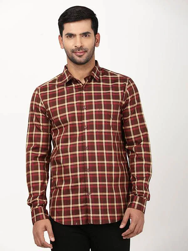 Men's Check Full Sleeves Cotton Shirt
