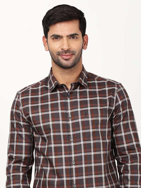 Men's Check Full Sleeves Cotton Shirt - Image 7