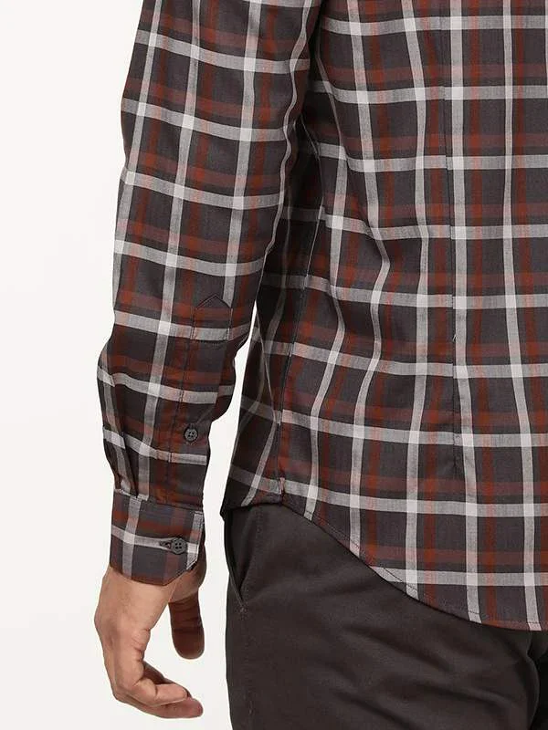 Men's Check Full Sleeves Cotton Shirt - Image 8