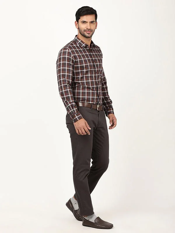 Men's Check Full Sleeves Cotton Shirt - Image 9