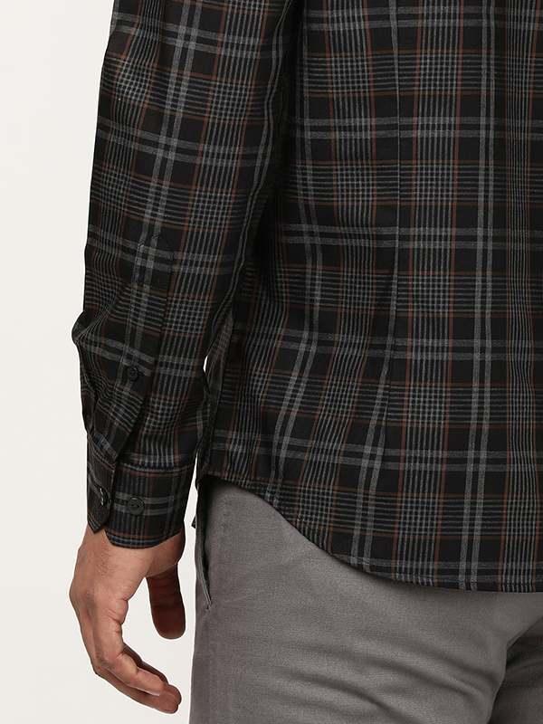 Men's Check Full Sleeves Cotton Shirt - Image 3