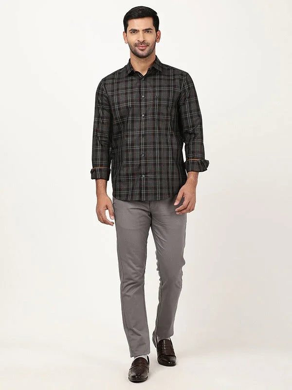 Men's Check Full Sleeves Cotton Shirt - Image 4