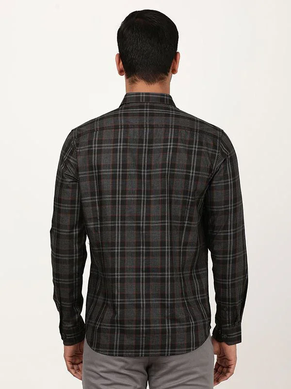 Men's Check Full Sleeves Cotton Shirt - Image 5