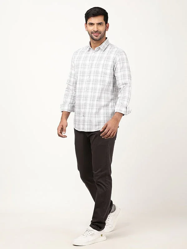 Men's Check Full Sleeves Cotton Shirt - Image 4