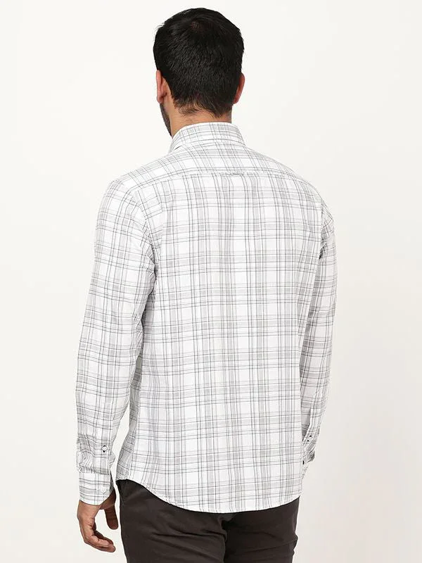 Men's Check Full Sleeves Cotton Shirt - Image 5