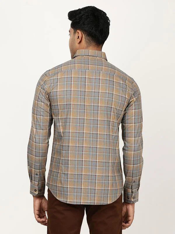 Men's Check Full Sleeves Cotton Shirt - Image 5