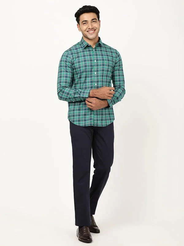 Men's Check Full Sleeves Cotton Shirt - Image 4