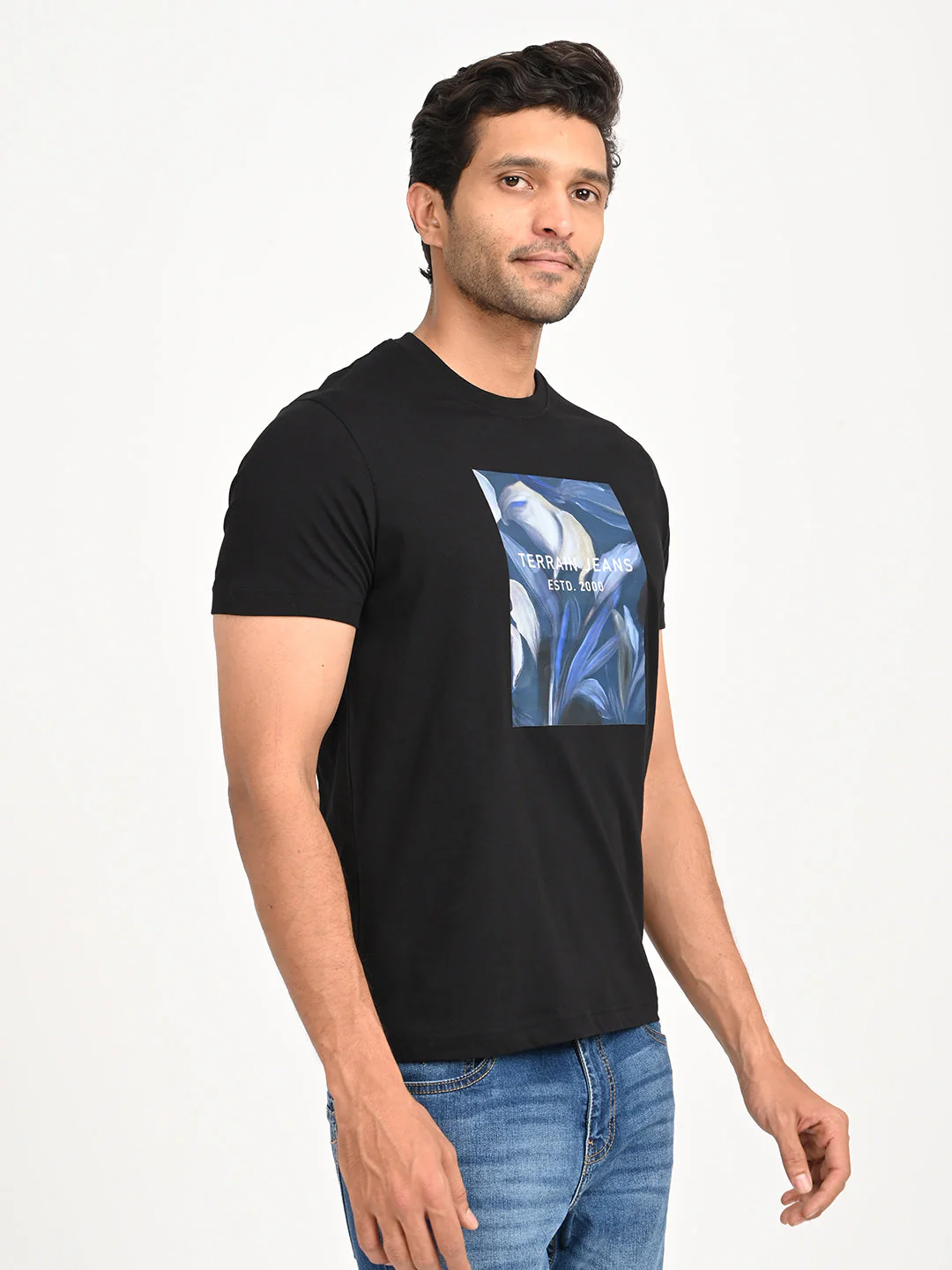 Men's Graphic Crew Neck T-Shirt - Image 3