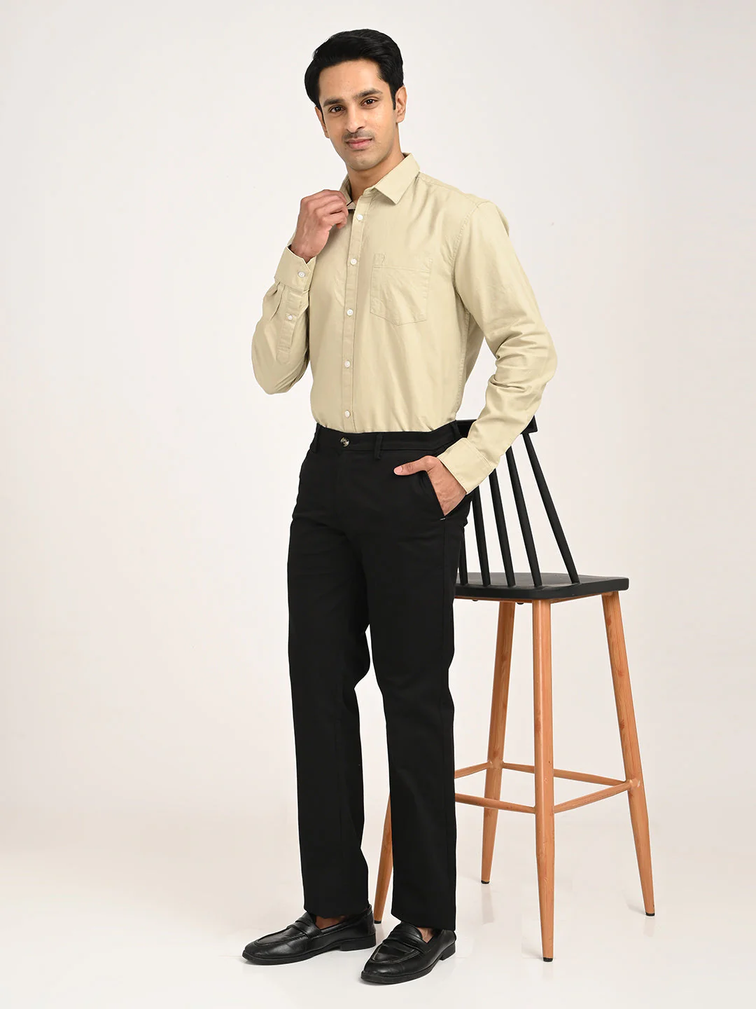 Men's Kansas Fit Cotton Stretch Trouser - Image 18