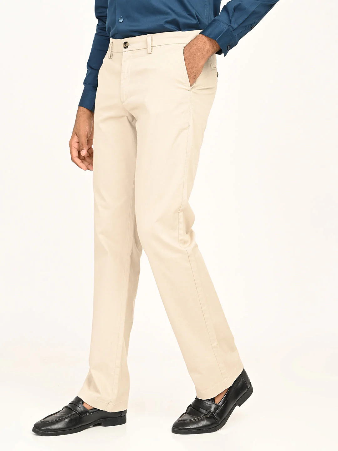 Men's Kansas Fit Cotton Stretch Trouser - Image 2