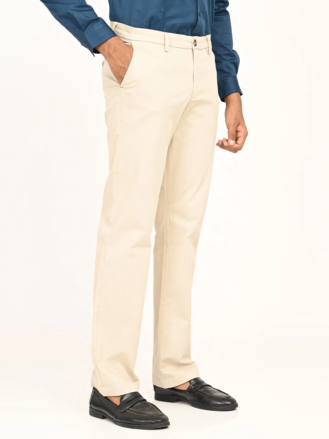 Men's Kansas Fit Cotton Stretch Trouser - Image 3