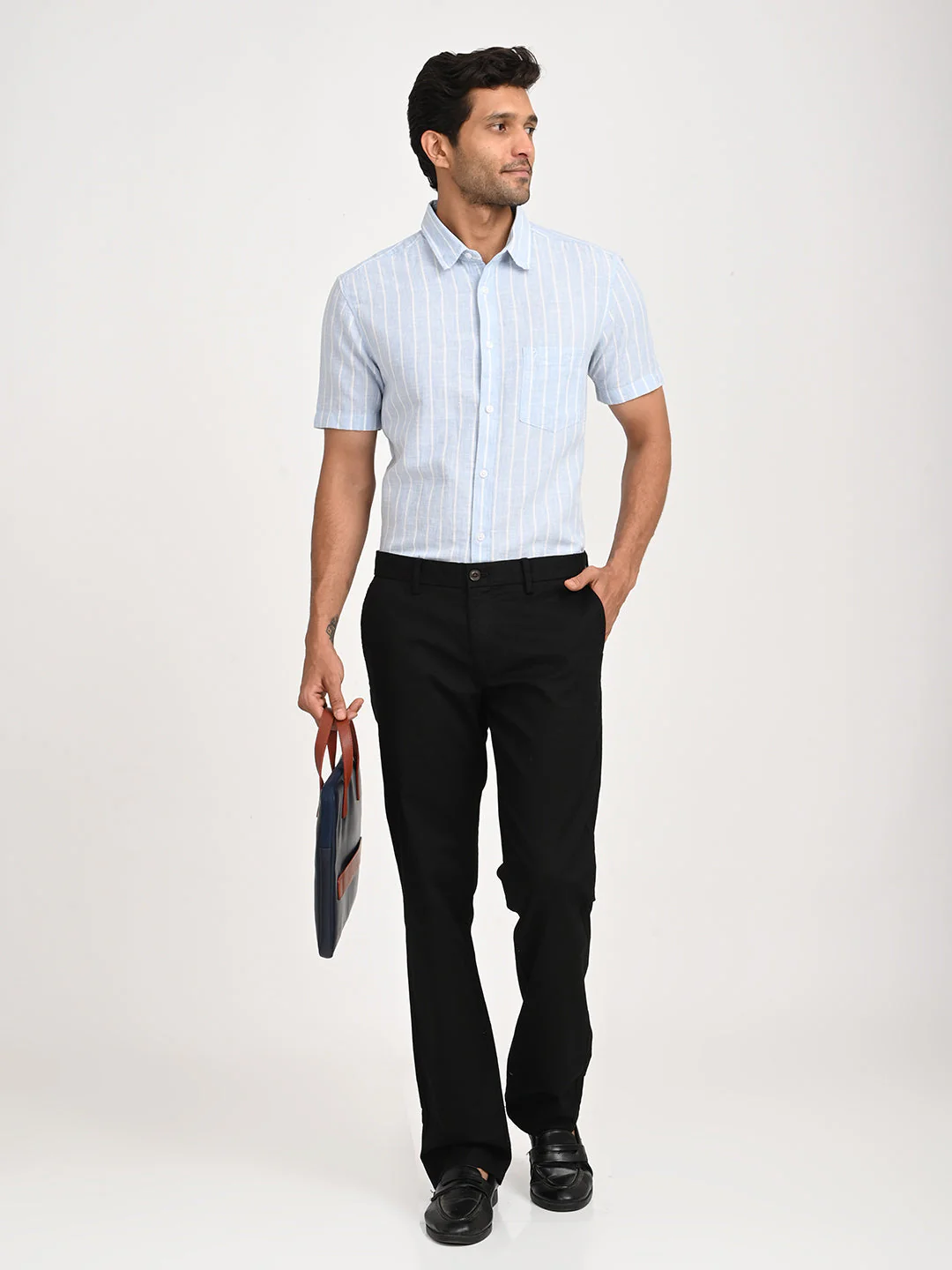 Men's Kansas Fit Cotton Stretch Trouser - Image 6