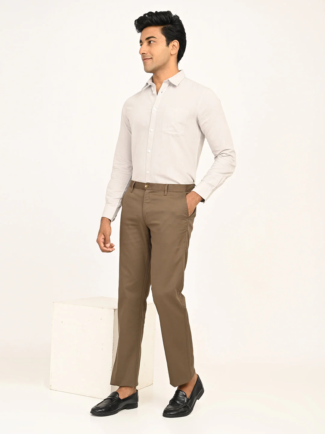 Men's Kansas Fit Cotton Stretch Trouser - Image 12