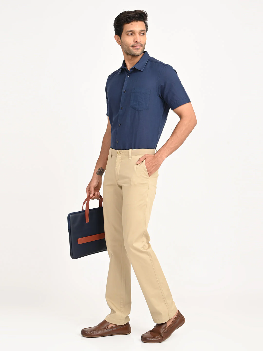 Men's Kansas Fit Cotton Stretch Trouser - Image 17