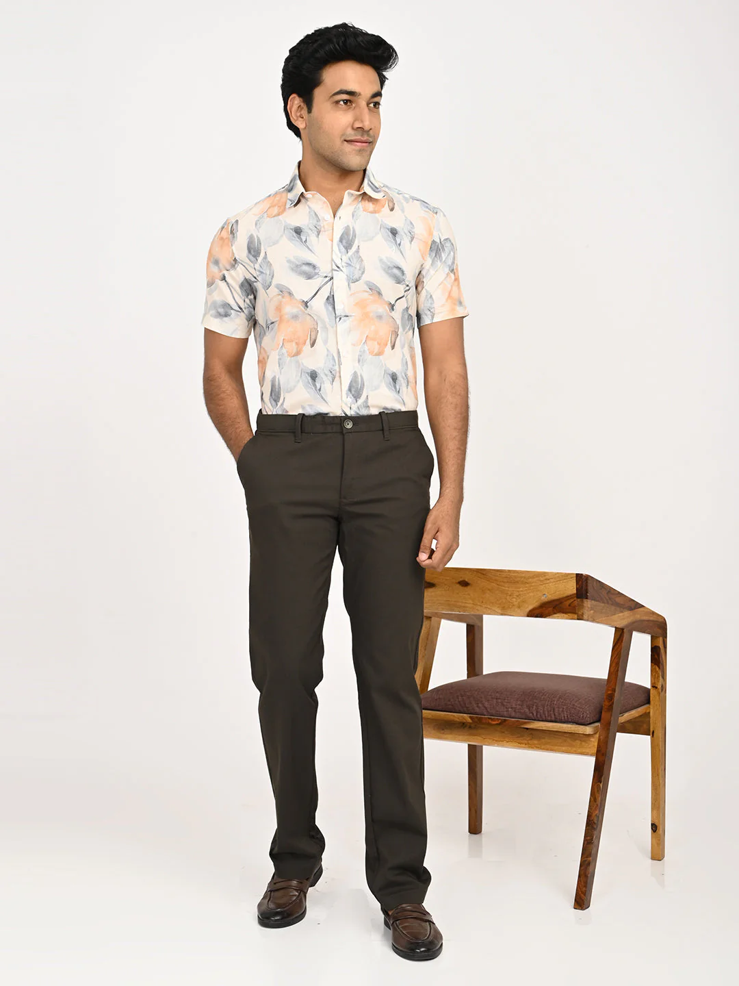 Men's Kansas Fit Cotton Stretch Trouser - Image 23