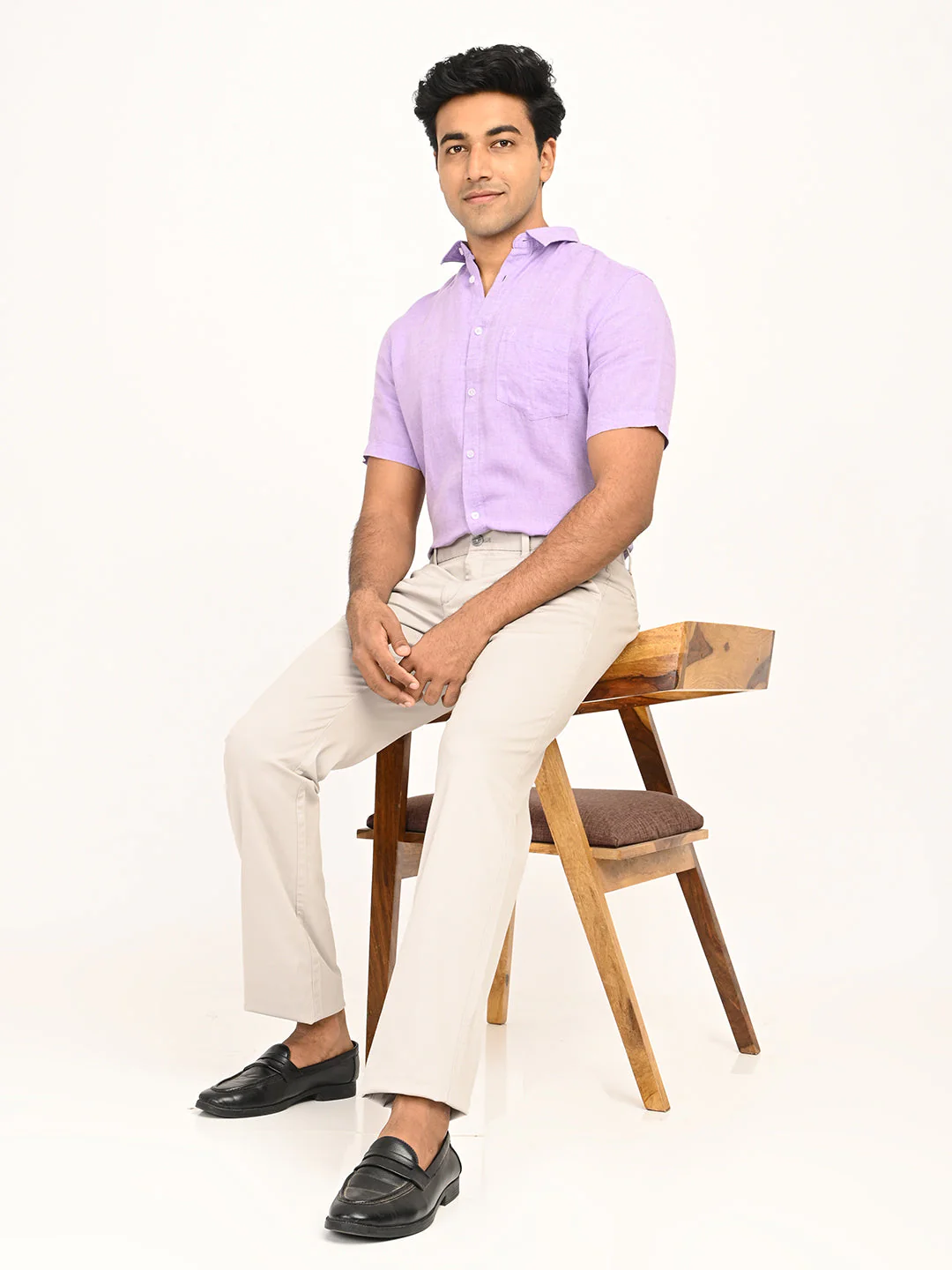 Men's Kansas Fit Cotton Stretch Trouser - Image 29