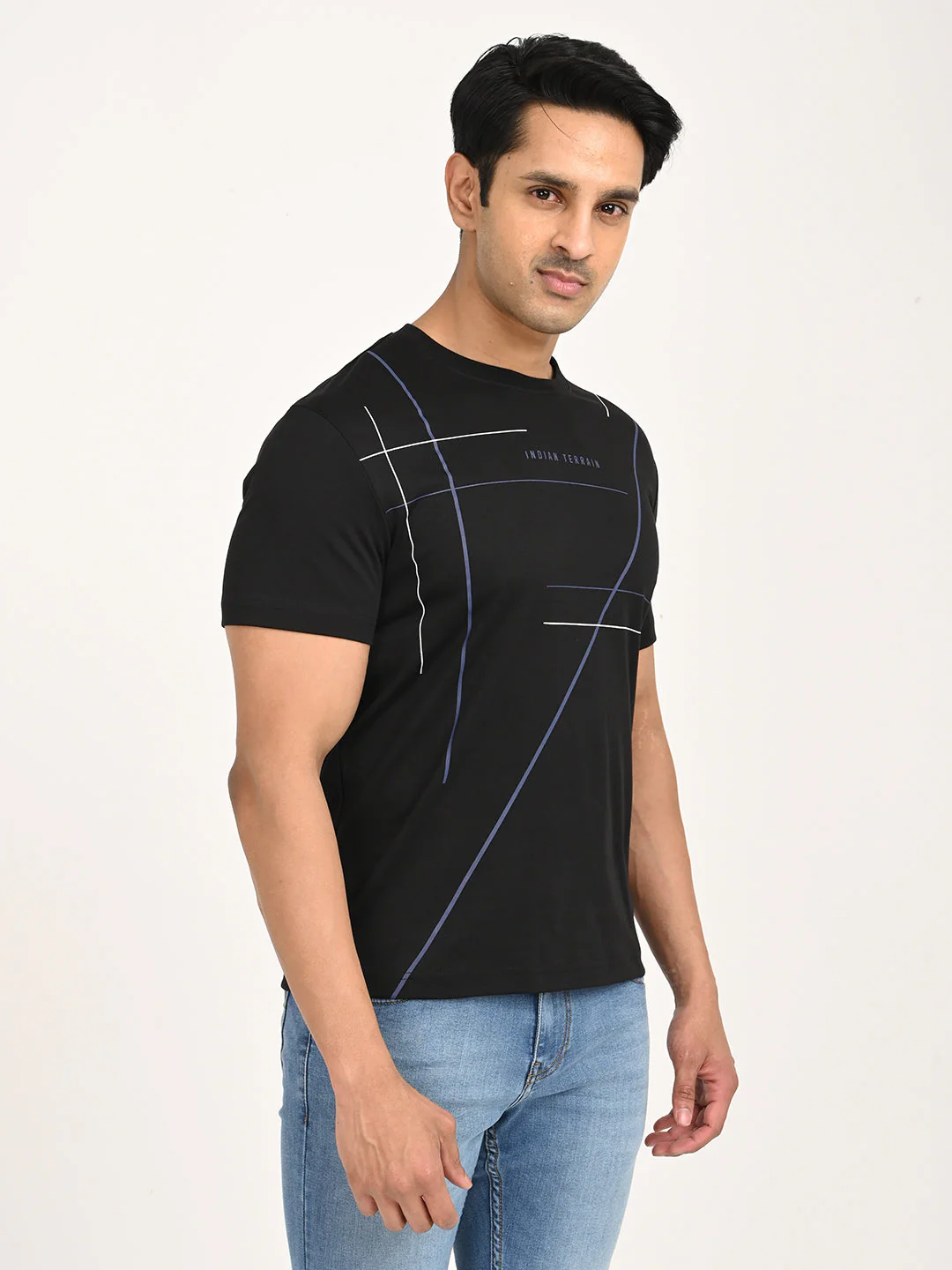 Men's Printed Crew Neck T-Shirt - Image 3