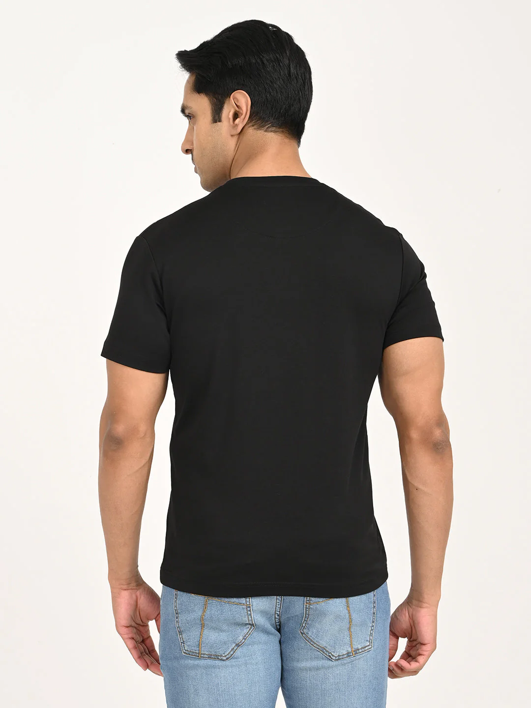 Men's Printed Crew Neck T-Shirt - Image 4