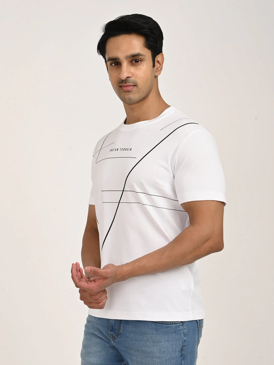 Men's Printed Crew Neck T-Shirt - Image 8