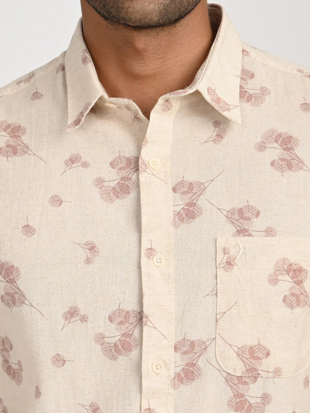 Men's Printed Full Sleeve Cotton Blend Shirt - Image 5