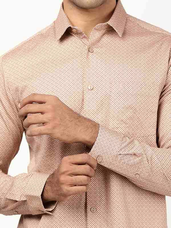 Men's Printed Full Sleeves Cotton Shirt - Image 3