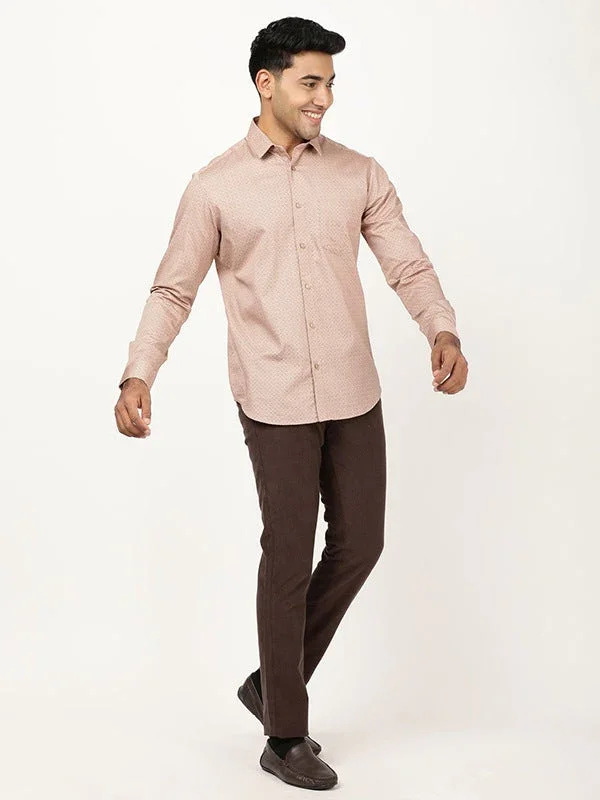 Men's Printed Full Sleeves Cotton Shirt - Image 4