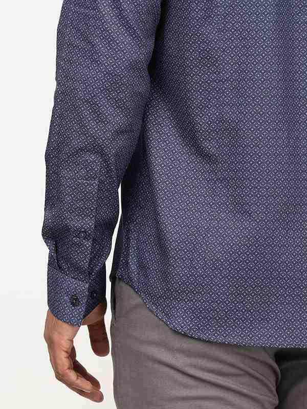 Men's Printed Full Sleeves Cotton Shirt - Image 8