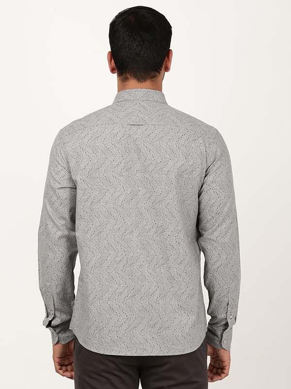 Men's Printed Full Sleeves Cotton Shirt - Image 5