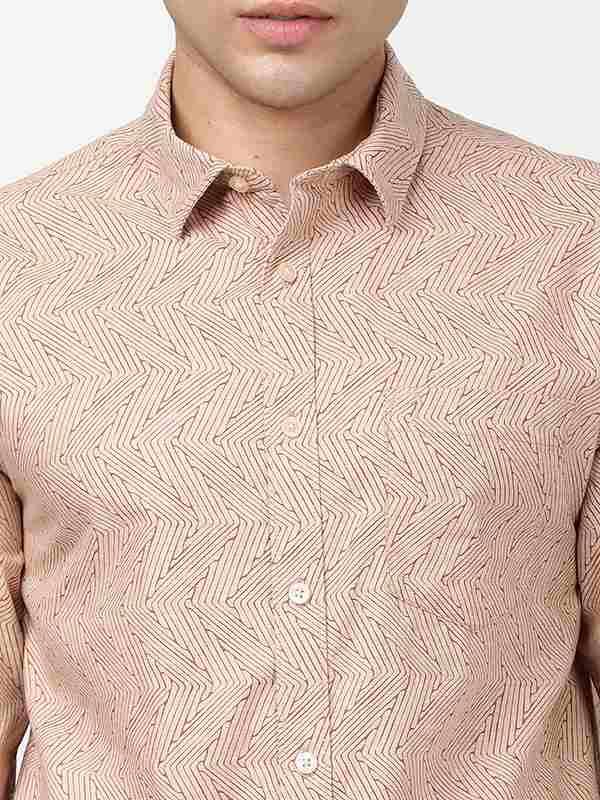 Men's Printed Full Sleeves Cotton Shirt - Image 6