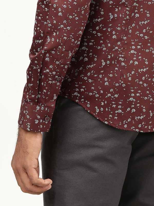 Men's Printed Full Sleeves Cotton Shirt - Image 3